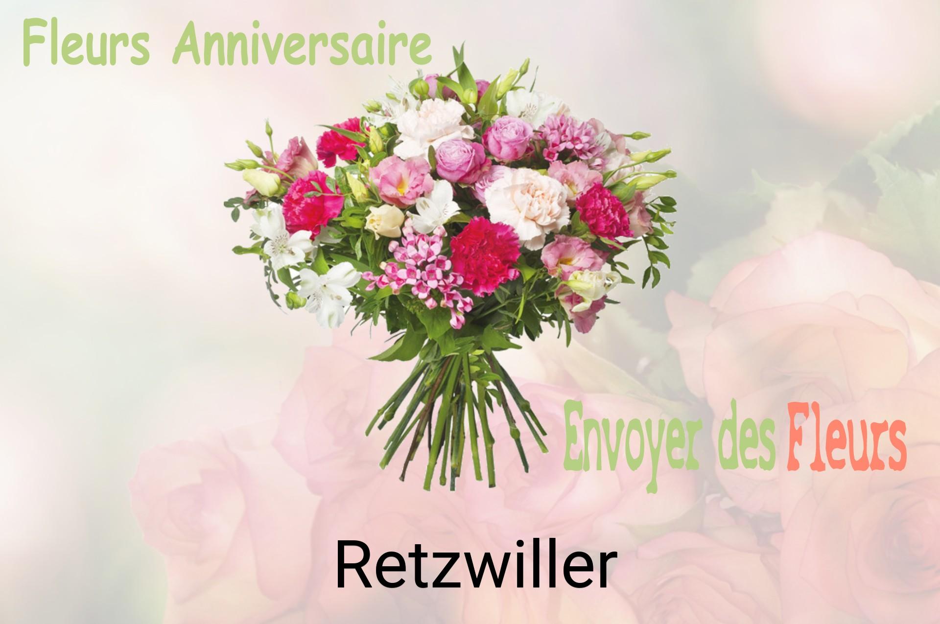 Bouquet de fleurs d’anniversaire livré à Retzwiller
